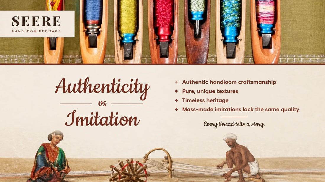 Authenticity vs Imitation: Spotting a Real Chanderi Saree + Why It Matters