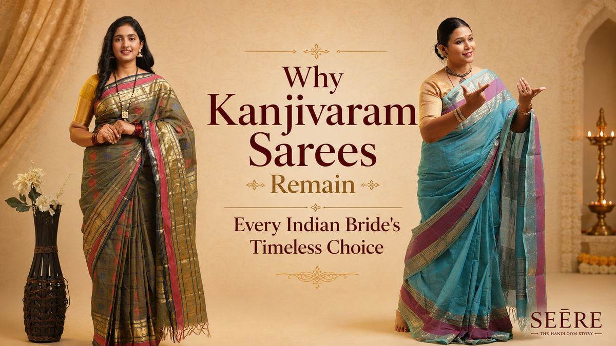 Why Kanjivaram Sarees Remain Every Indian Bride’s Timeless Choice