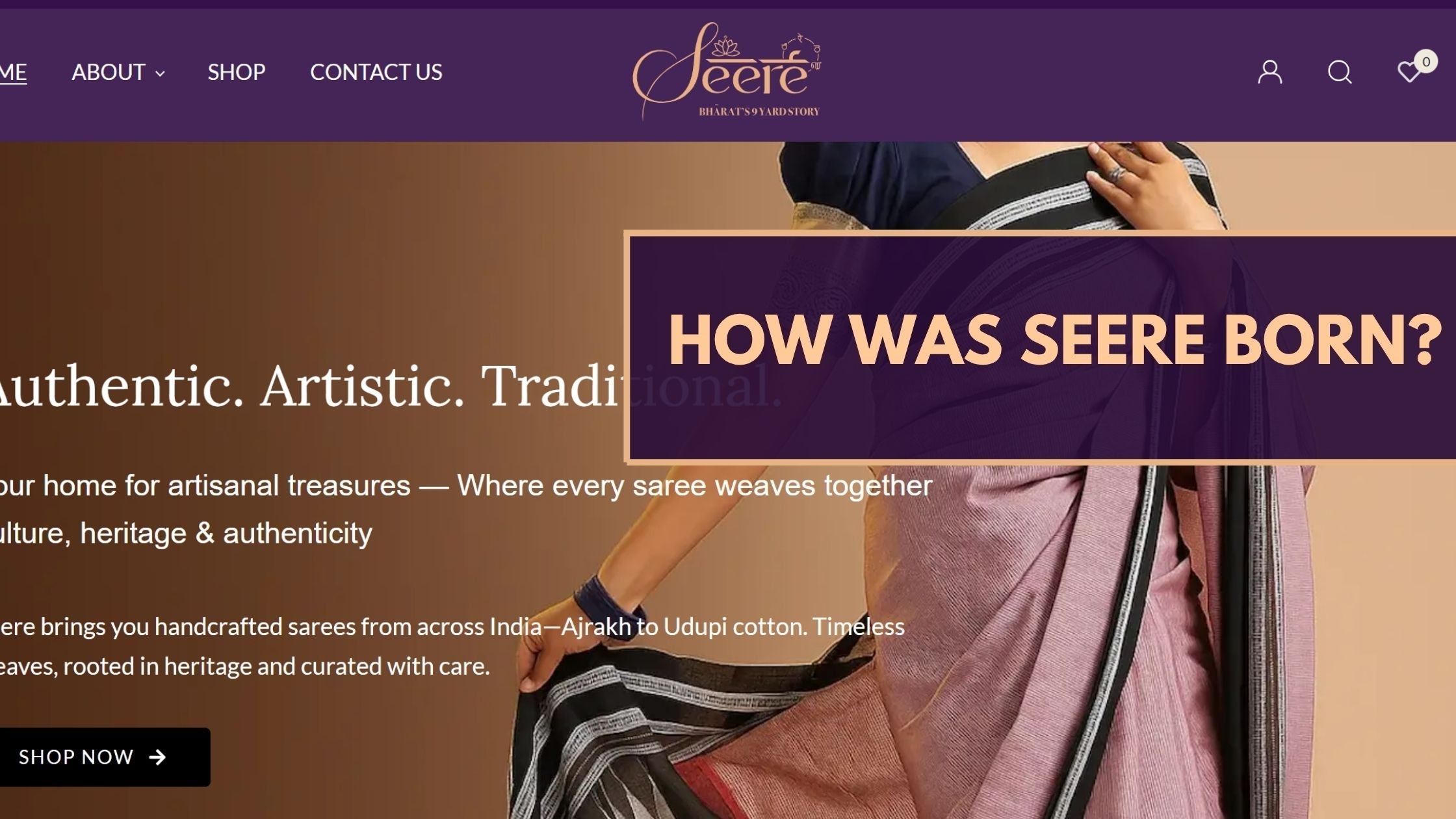 Why We Started SEERE: A Saree is More Than Just Cloth