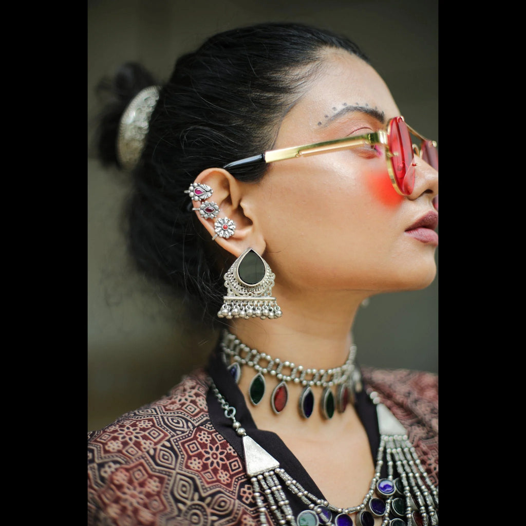 Drop Glasswork Earrings