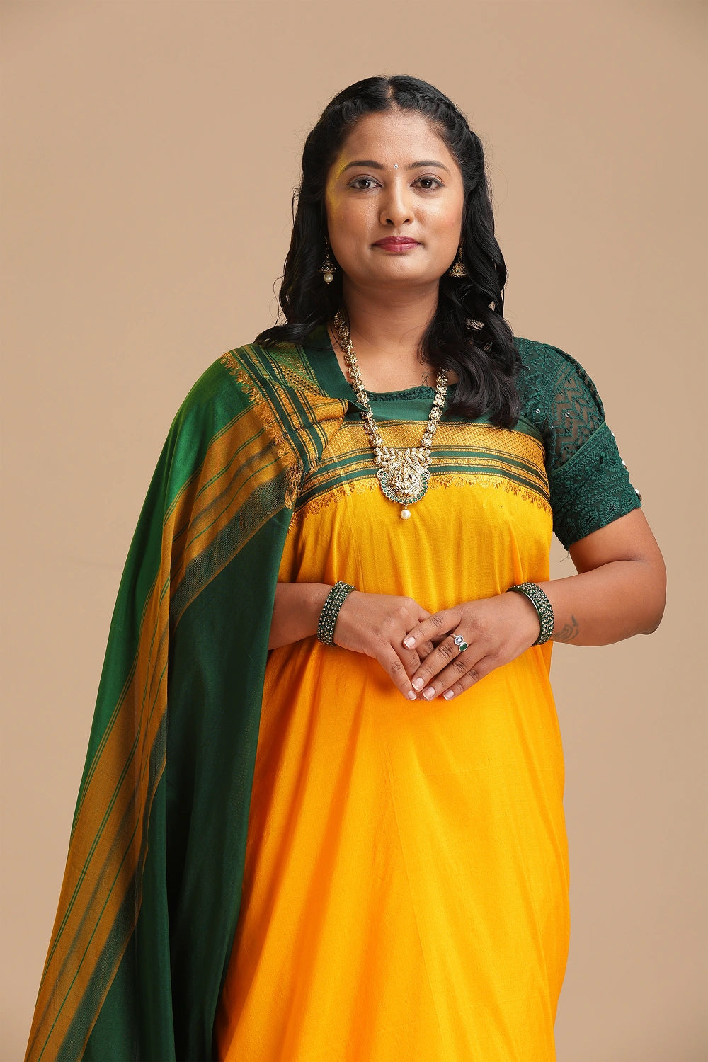 Sunlit Grace – Ilkal Saree