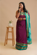 Royal Plum Ilkal Saree