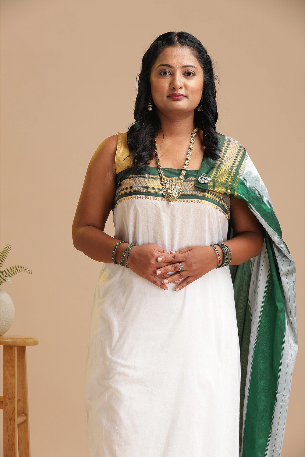 Pearl Radiance Ilkal Saree