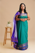 Emerald Charm- Ilkal Saree