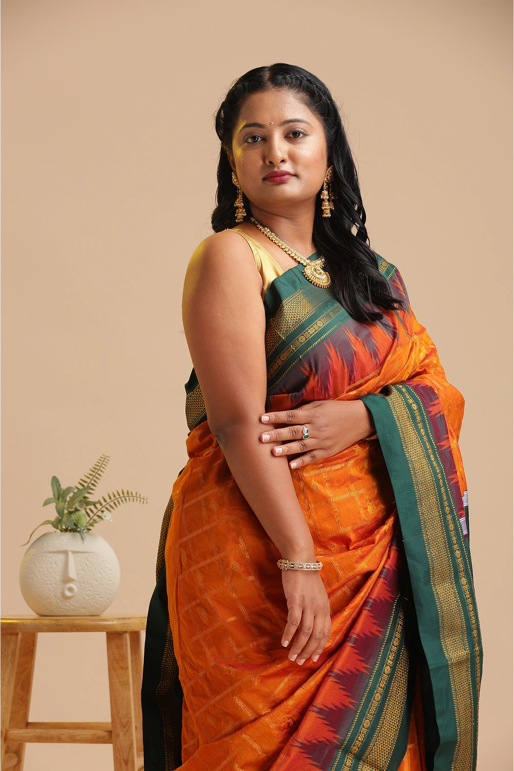 Sunset Glory- Ilkal Saree