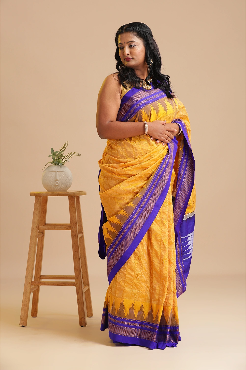Sunlit Royalty- Ilkal Saree