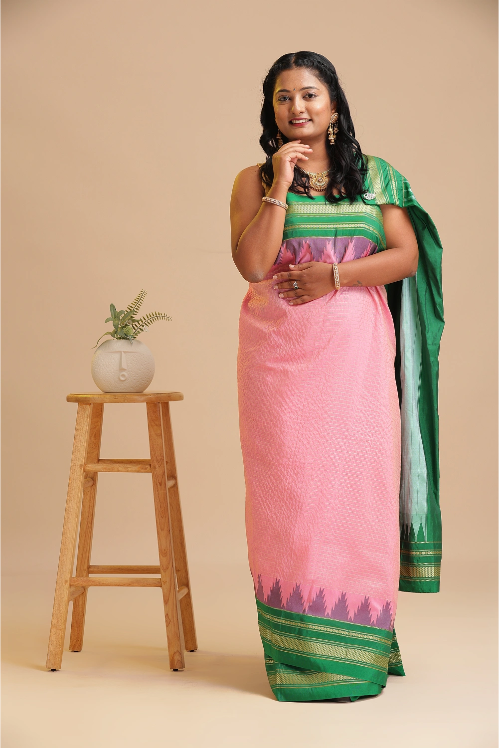 Blush Grove- Ilkal Saree