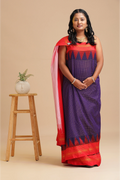 Twilight Flame- Ilkal Saree