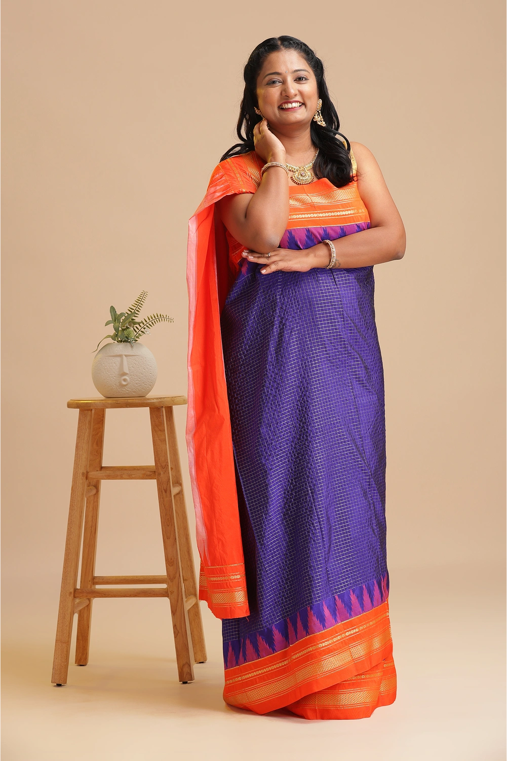 Royal Flame- Ilkal Saree