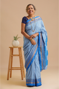 Serene Sky Blue- Ilkal Saree