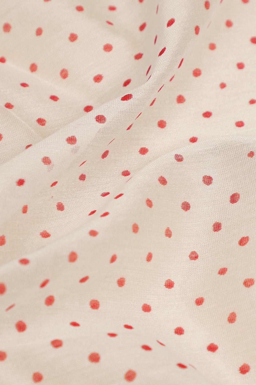 Sindoori Whisper - Chanderi Cotton Silk Saree