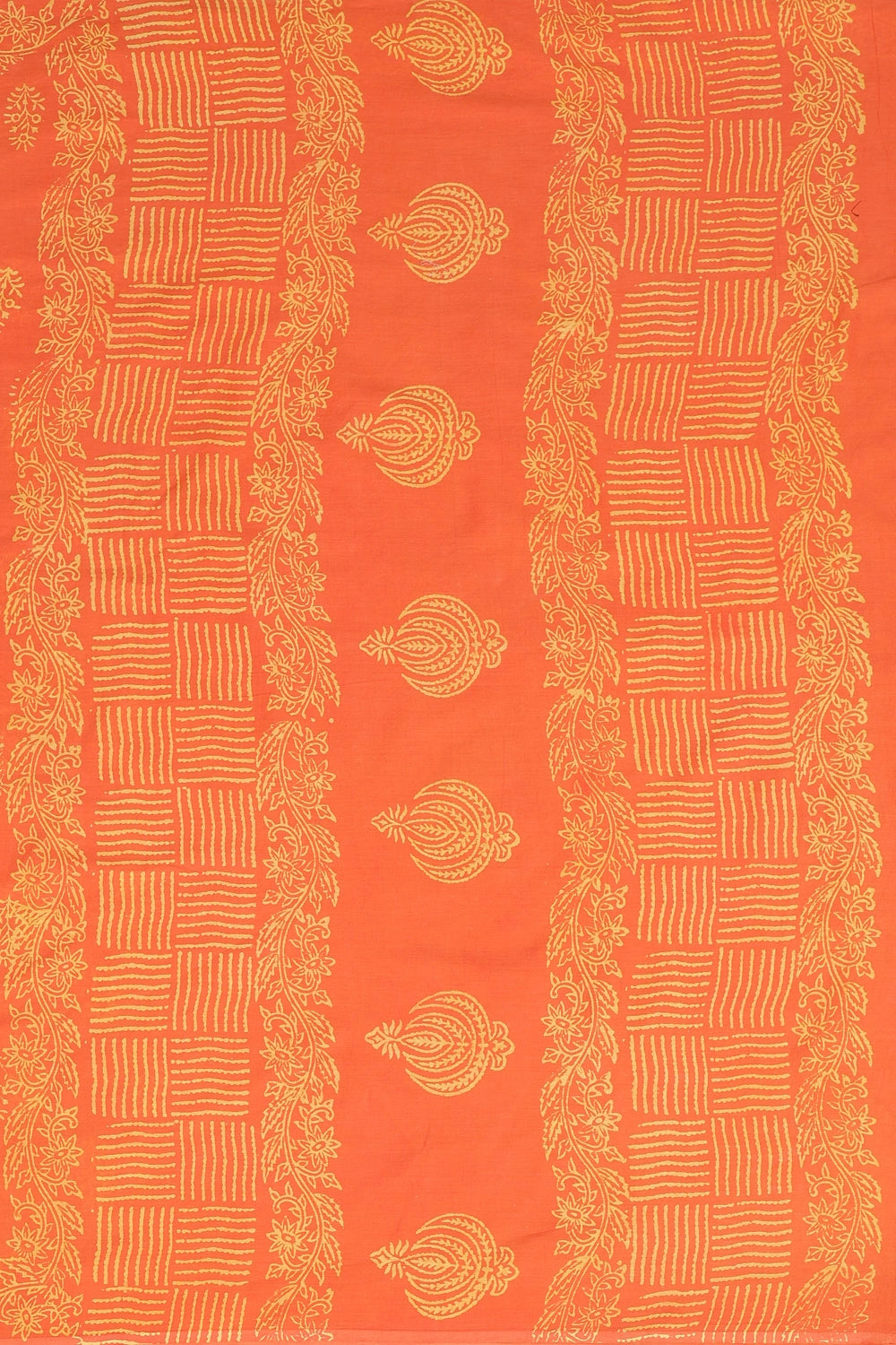 Sunset Bloom - Chanderi Cotton Saree