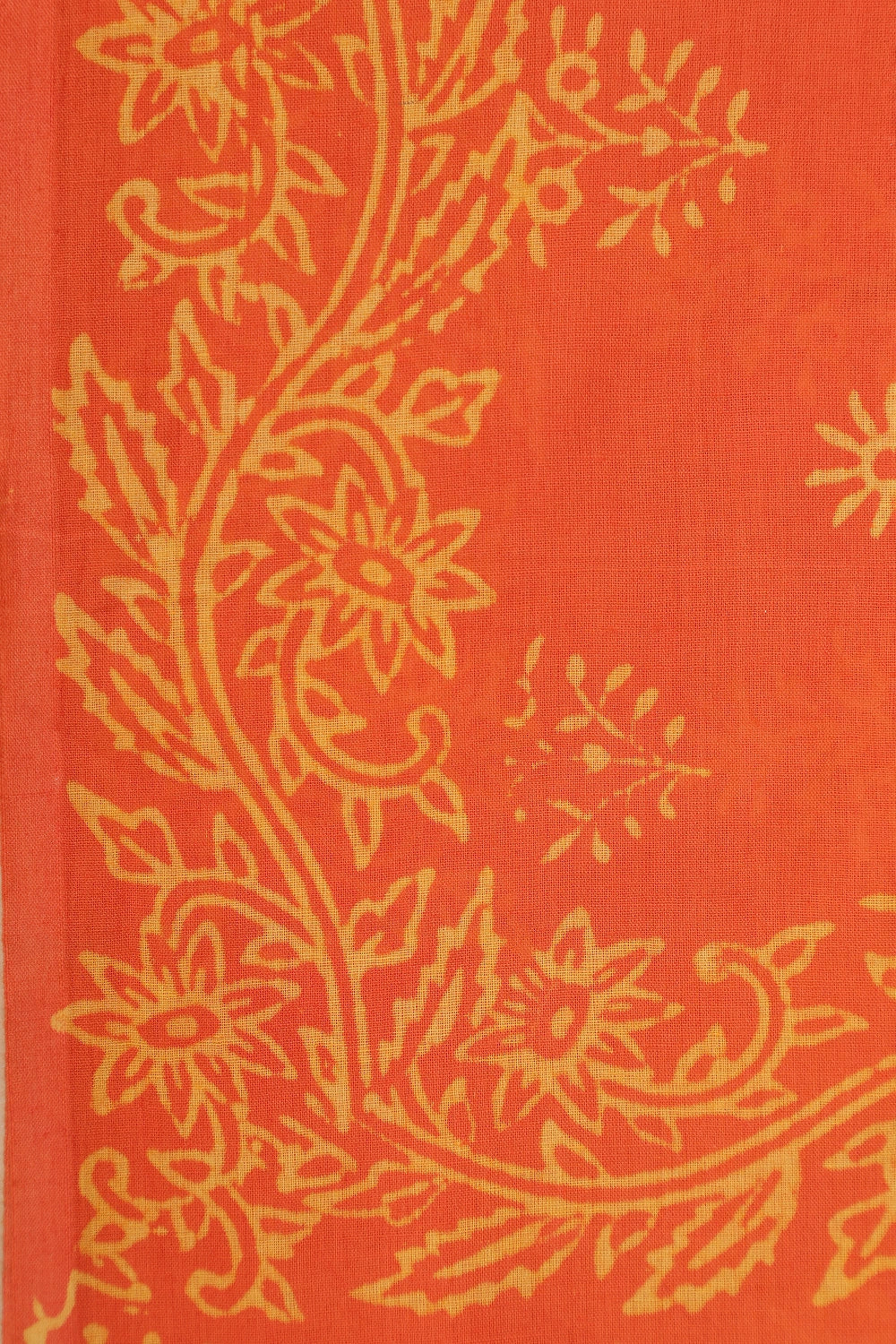 Sunset Bloom - Chanderi Cotton Saree