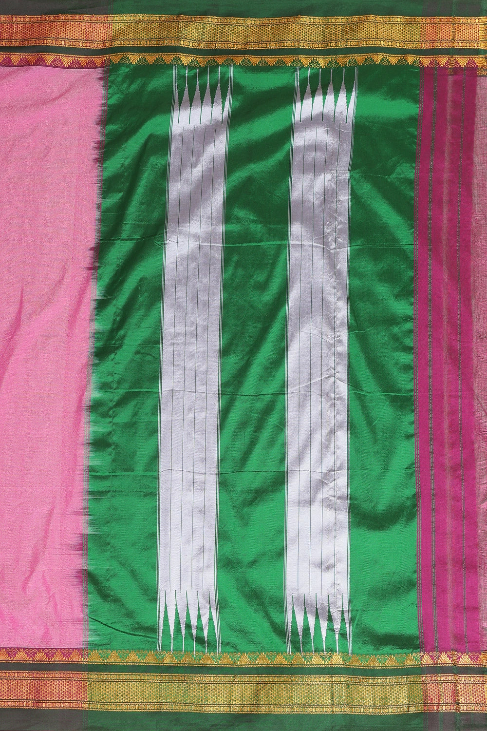 Blush Elegance Ilkal Saree