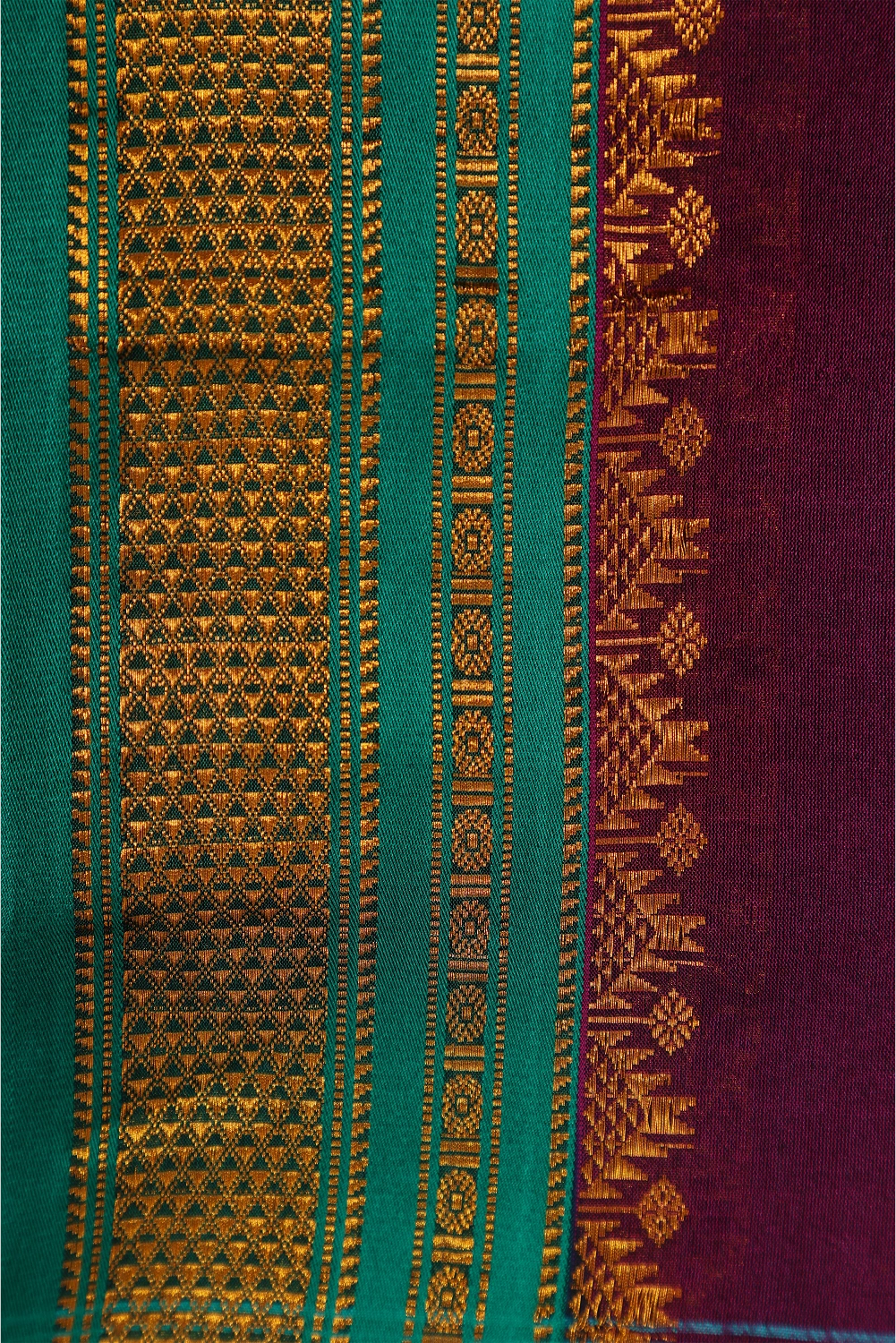 Royal Plum Ilkal Saree