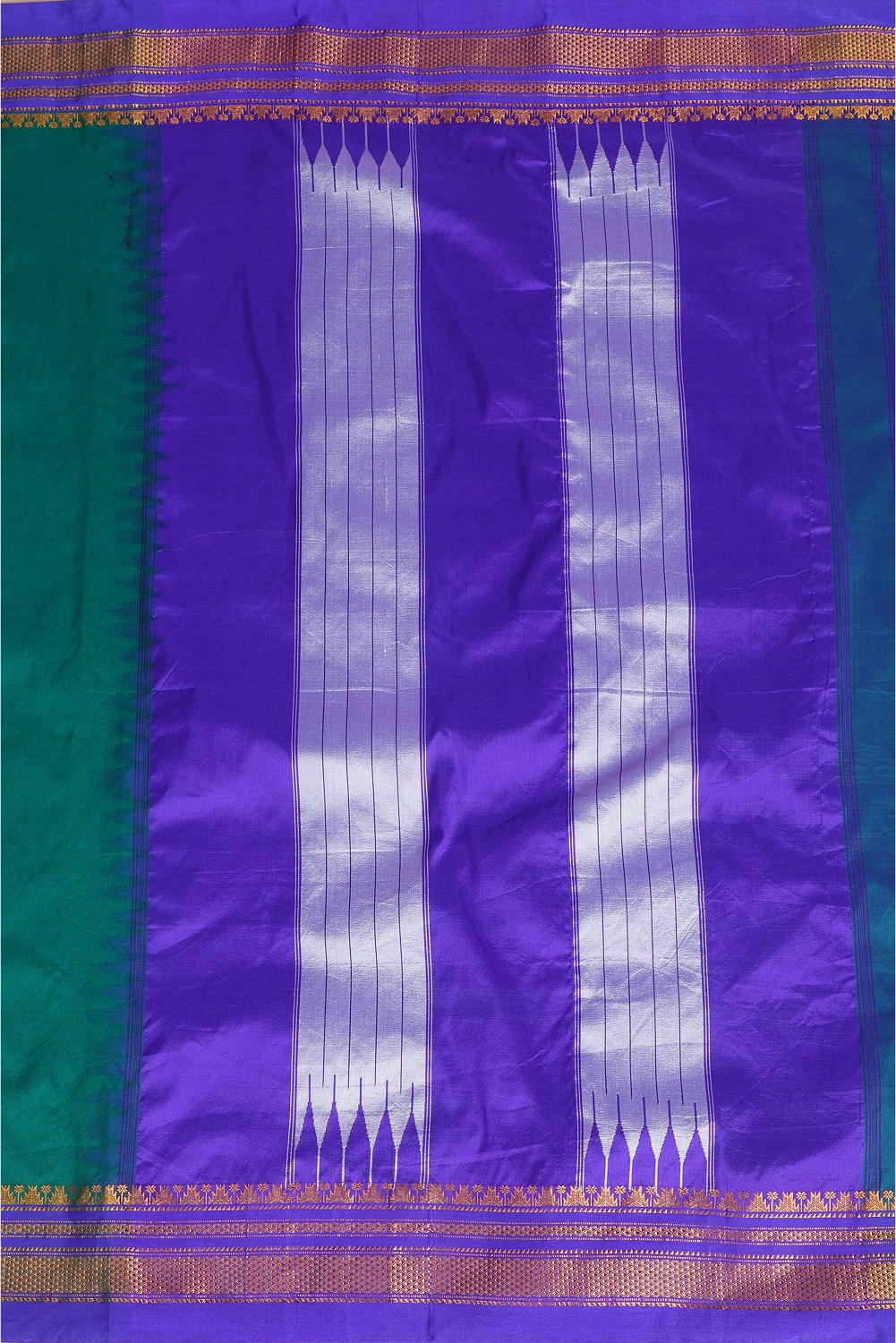 Emerald Charm- Ilkal Saree