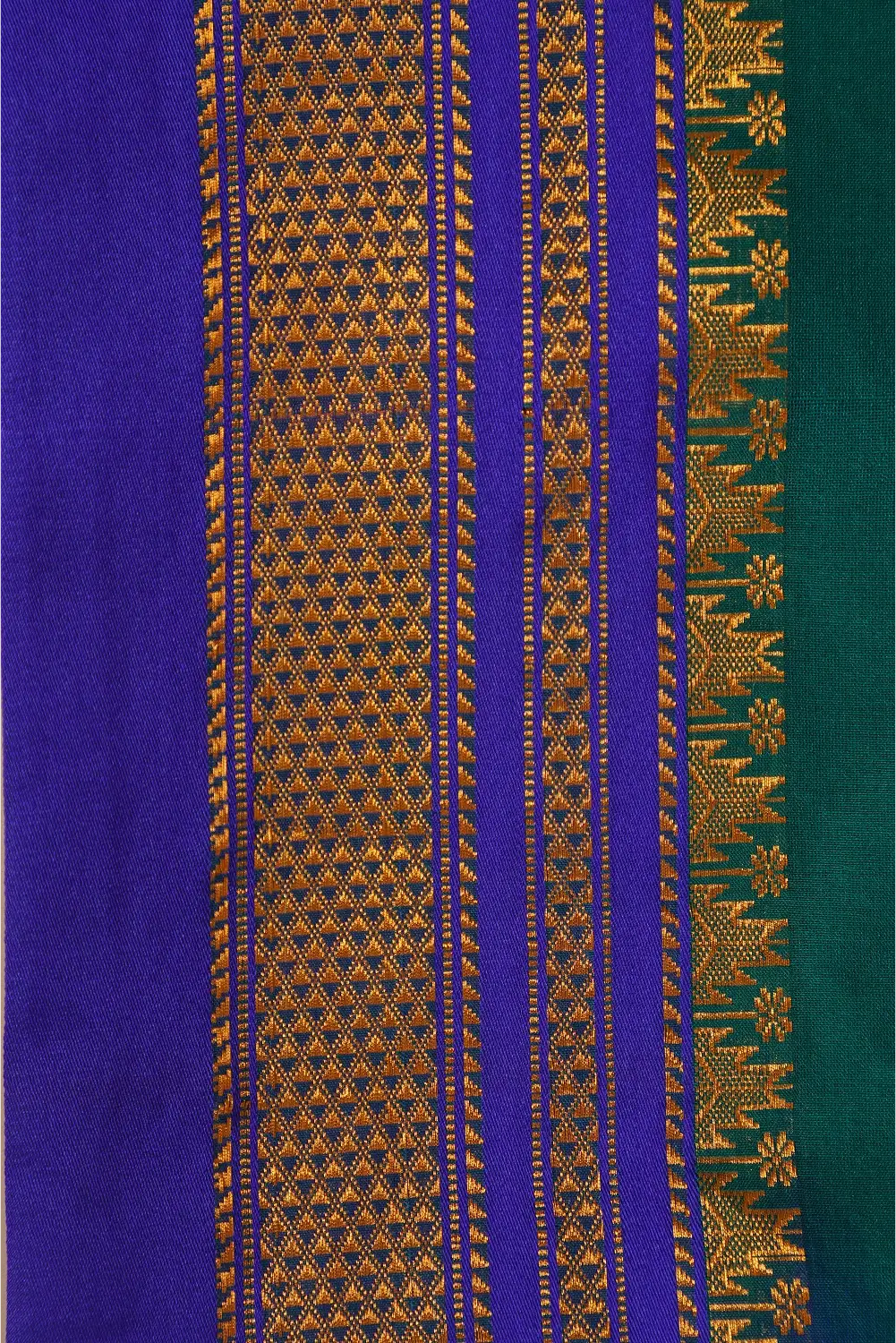 Emerald Charm- Ilkal Saree