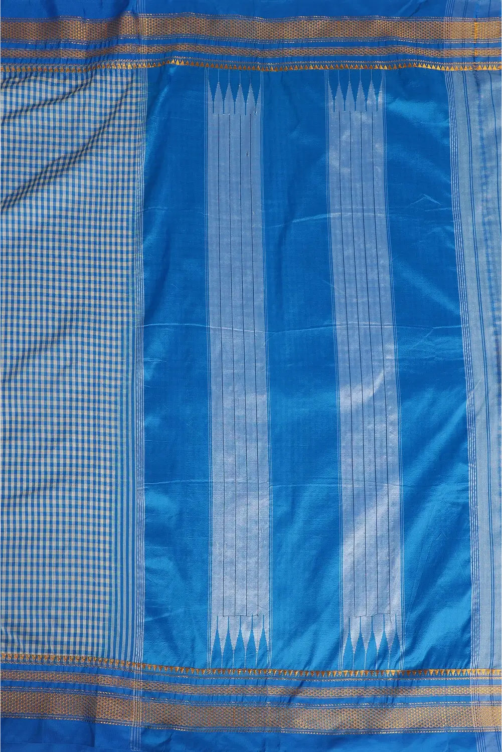 Serene Sky Blue- Ilkal Saree