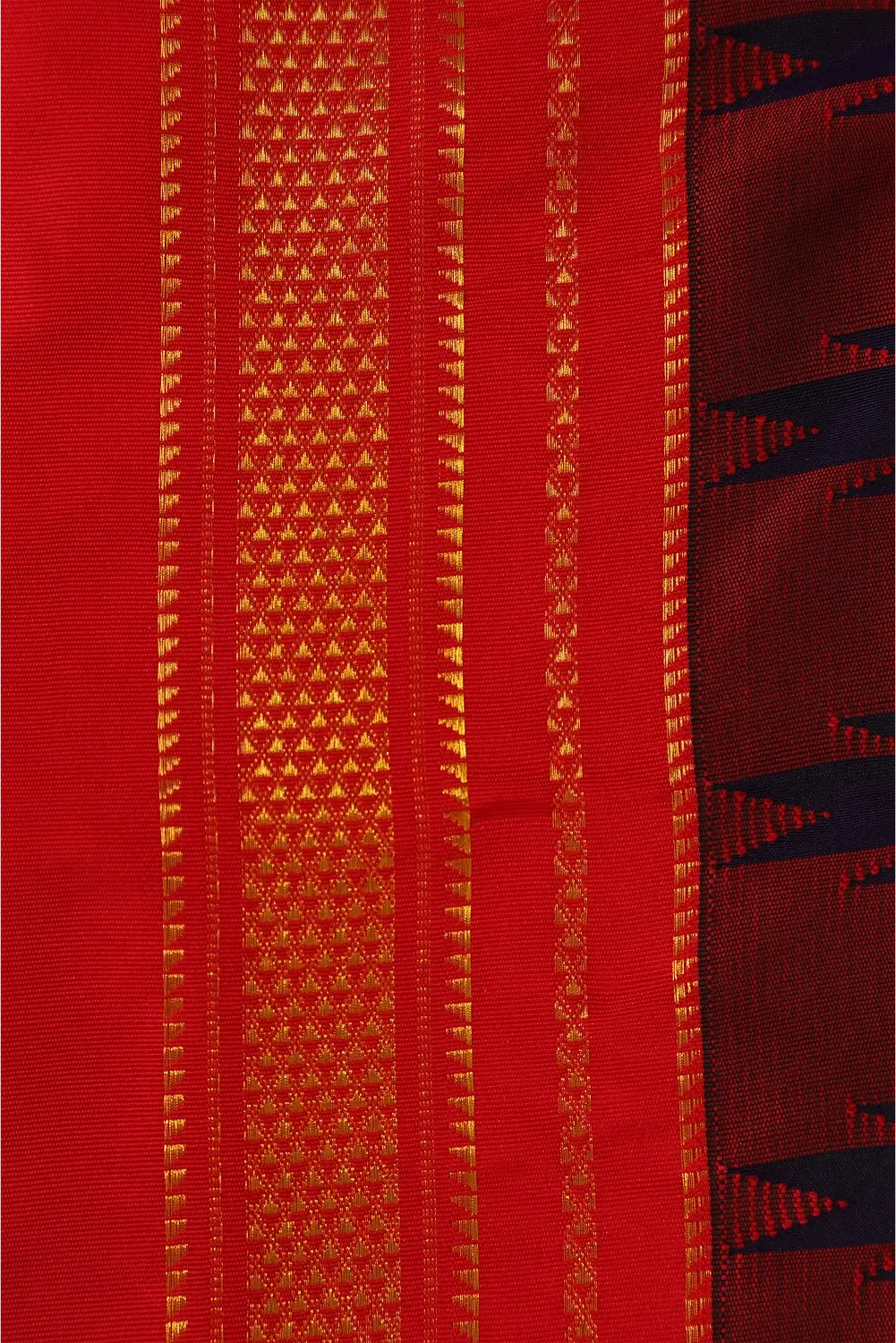 Twilight Flame- Ilkal Saree