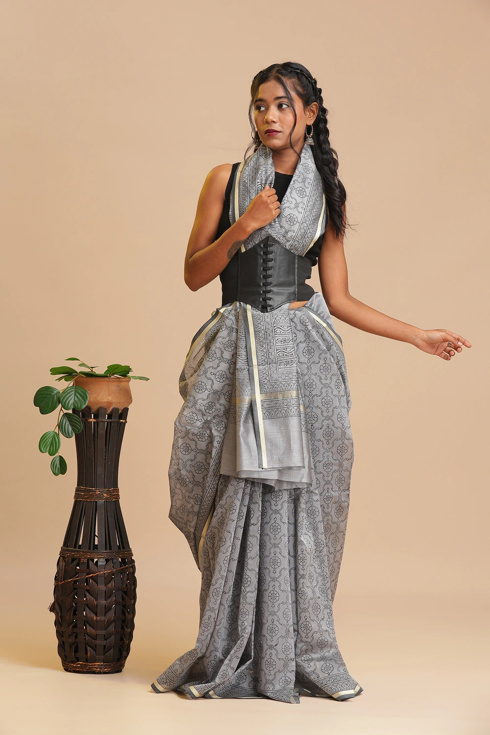 Subtle Elegance - Chanderi Cotton Silk Saree