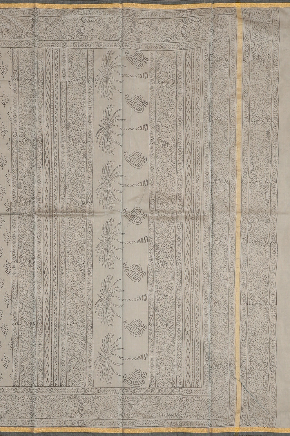 Calm Glance - Chanderi Cotton Silk Saree