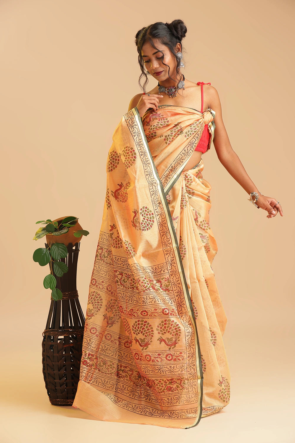 Royal Affair - Chanderi Cotton Silk Saree