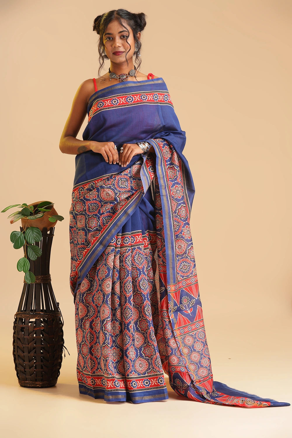 Drama Queen - Chanderi Cotton Silk Saree