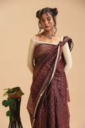 Mysterious Night - Chanderi Cotton Silk Saree