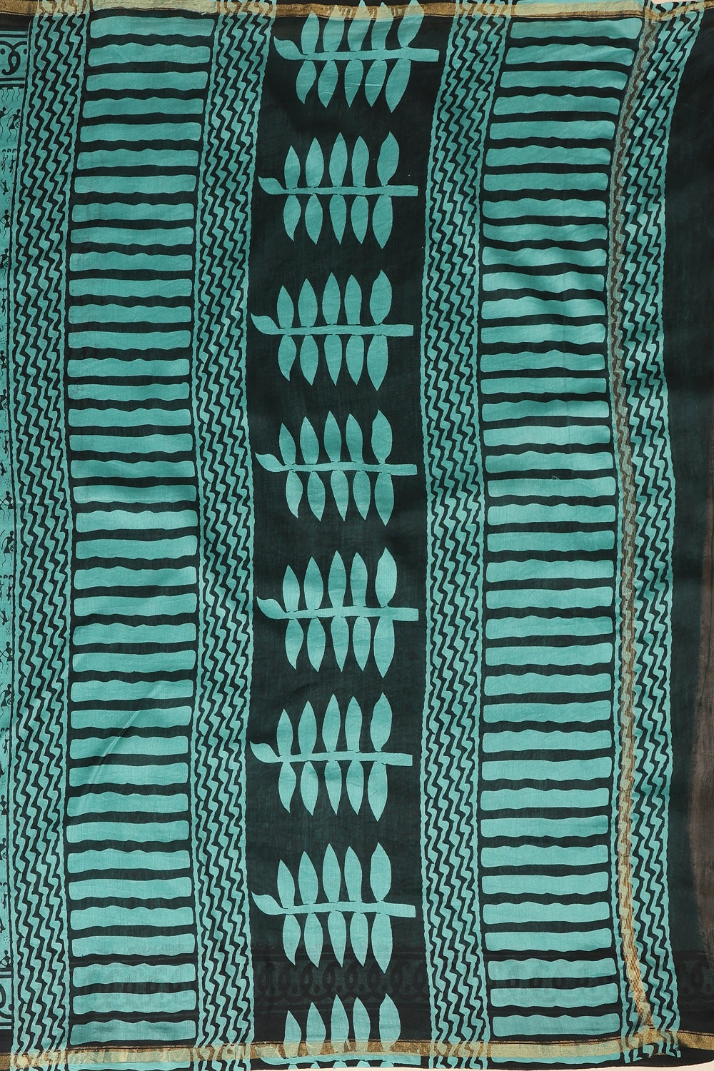 Gracy Green - Chanderi Cotton Silk Saree