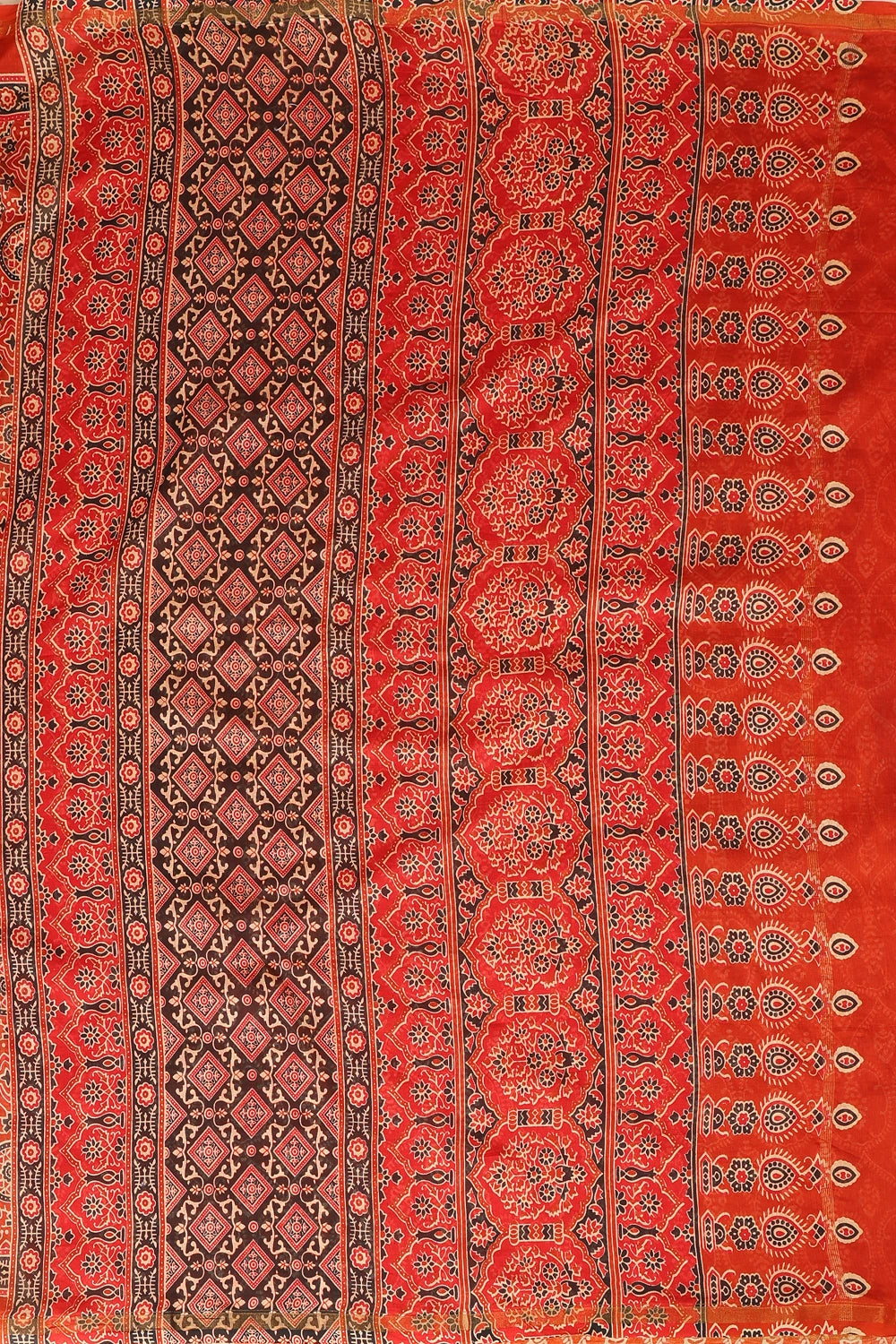Red Spice - Chanderi Cotton Silk Saree