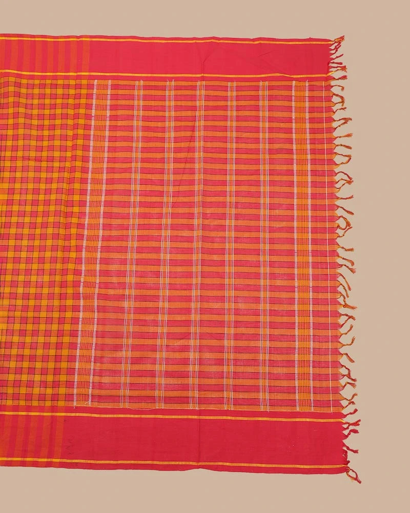 Sunshine Mustard Udupi Saree | GI-Tagged Handloom Cotton — Seere