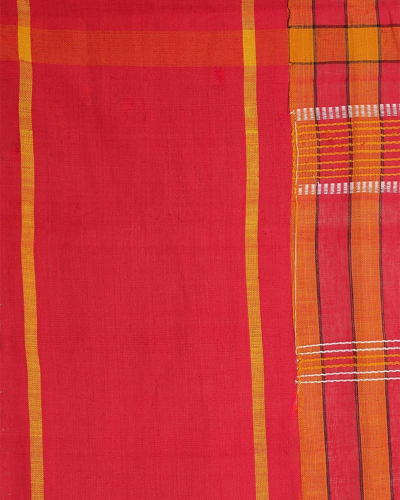 Sunshine Mustard Udupi Saree | GI-Tagged Handloom Cotton — Seere