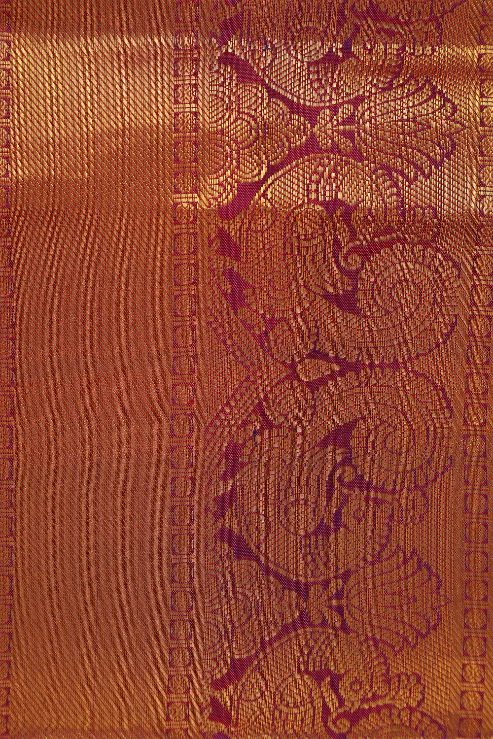 Yellow & Blue Aura Kodiyala Pure Silk Saree