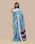 Sky Blue Serenity Ilkal Saree