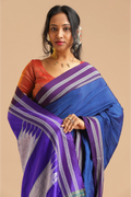 Royal Indigo Elegance- Ilkal Saree