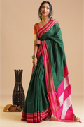 Emerald Blossom- Ilkal Saree