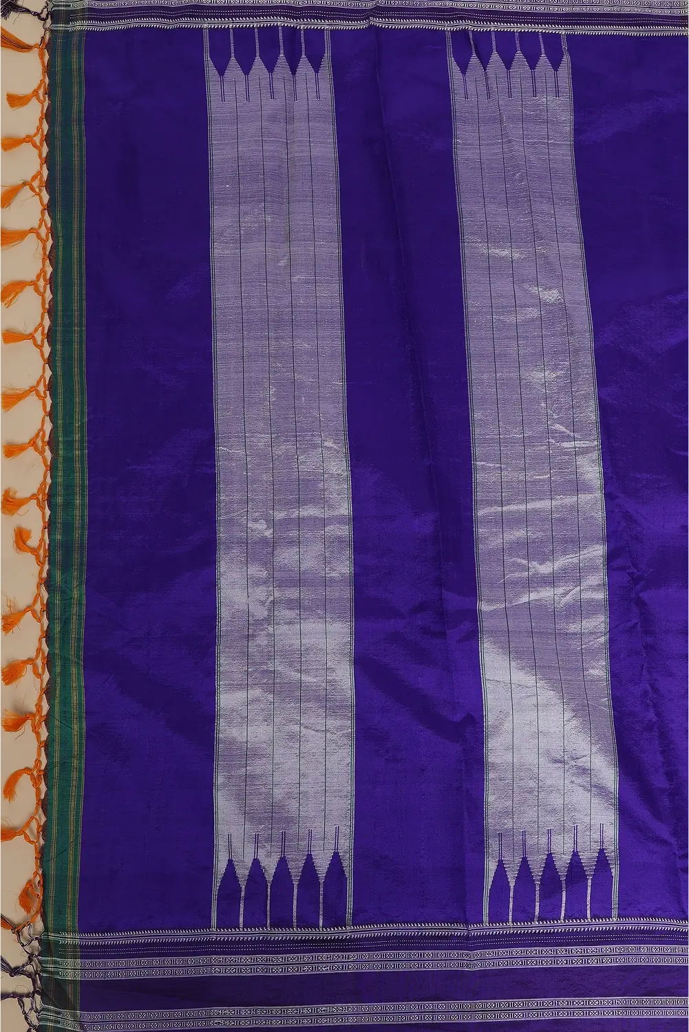 Royal Indigo Elegance- Ilkal Saree