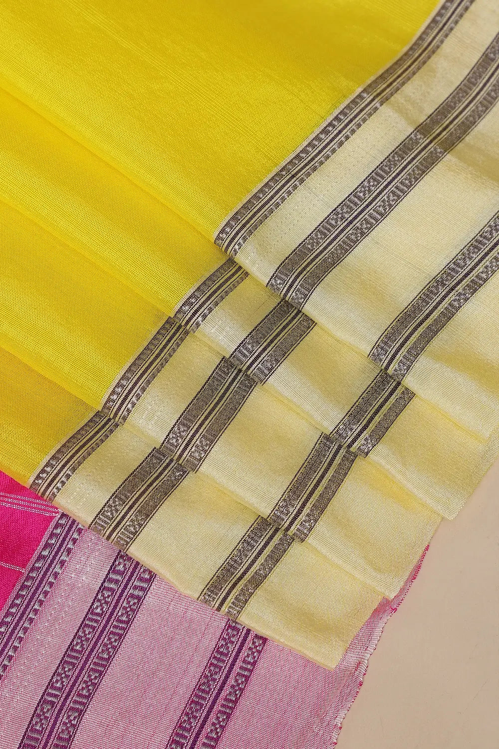 Sunlit Bloom- Ilkal Saree