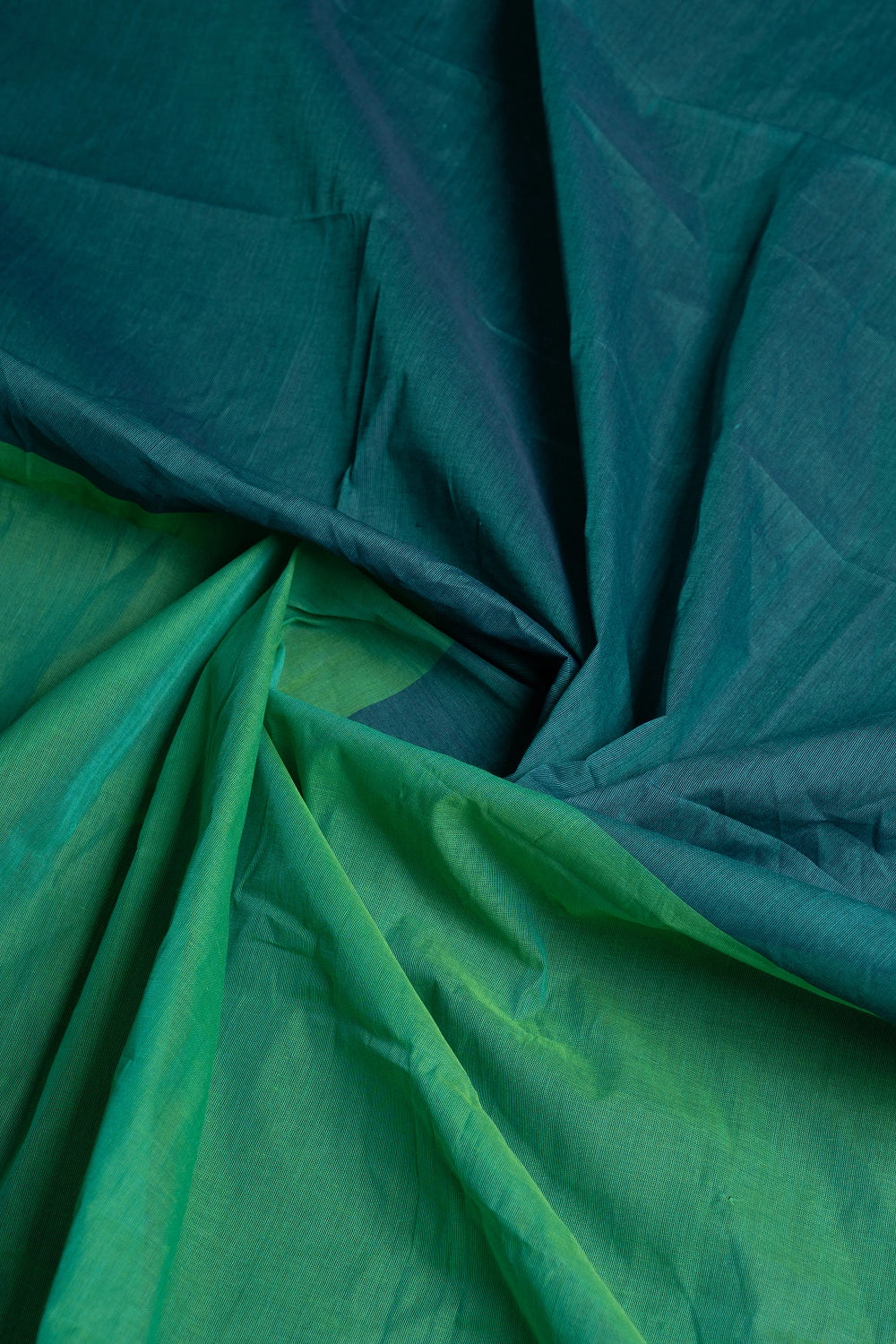 Purple & Green Aura Kodiyala Cotton Saree