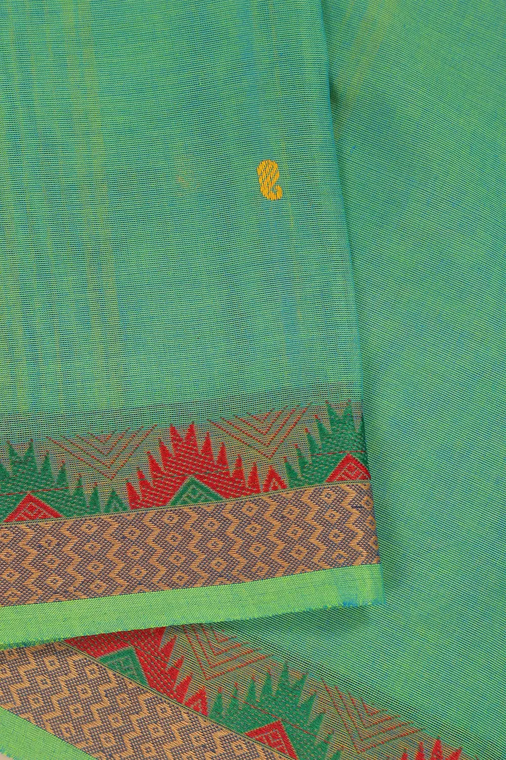 Light Green Kanchi Cotton Saree
